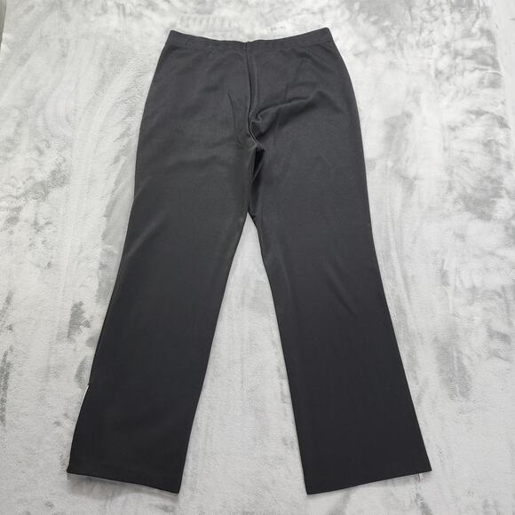 Lauren Active Ralph Lauren Pants Womens M Black Stretch Cotton Knit Zip Hem - Picture 3 of 11